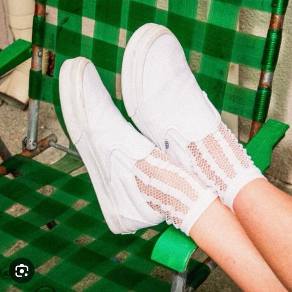 VANS Little Kids Slip-On Skate Shoe in True White